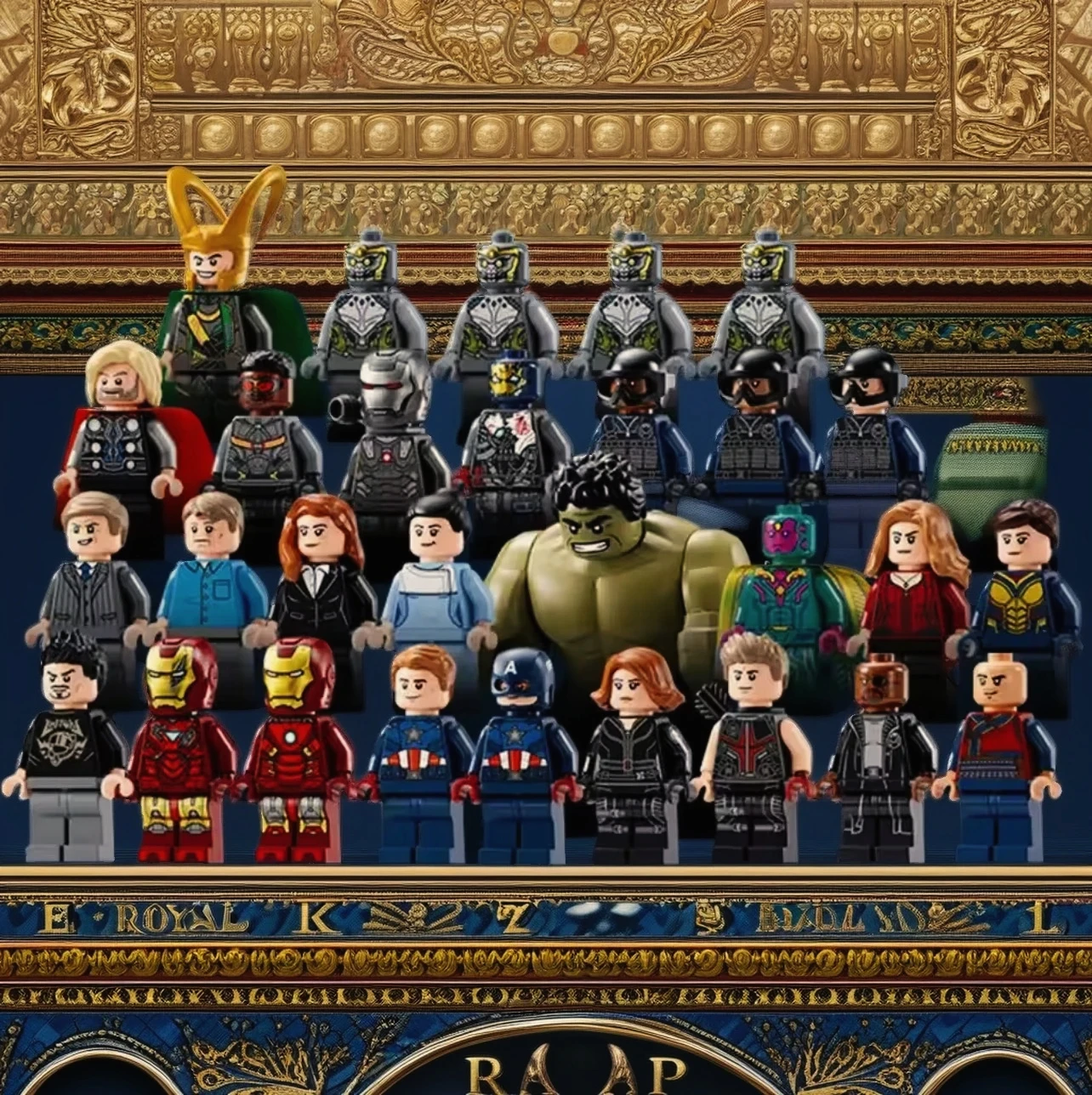 

DIY 30 Hero Figures, Christmas and Birthday Gifts, Educational toys， Collector's Home Decoration.