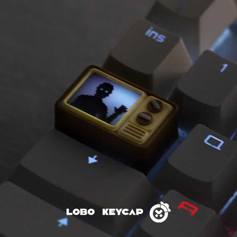 

ESC Point Keycap Полупрозрачный персонализированный индивидуальный колпачок для клавиатуры из смолы и вишневого профиля для аксессуаров для механической клавиатуры