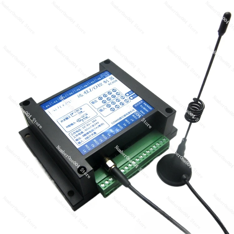 Applicable to RC608 Wireless IO Module 433M MODBUS 8 In 8 Out Relay Output Distance 2KM 3KM 7KM