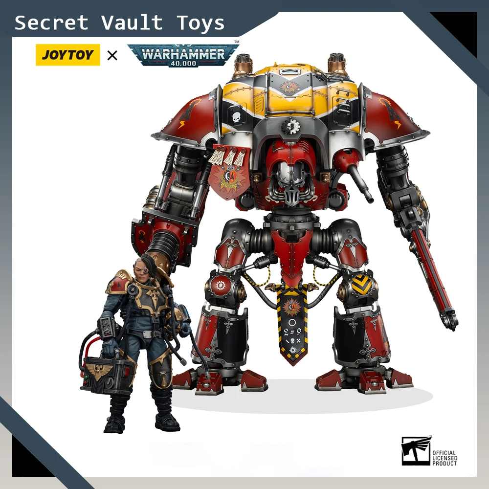 

JOYTOY 1/18 Warhammer 40k Imperial Knights House Raven Knight Errant Articulated Action Figures Anime Figure Collectible Model