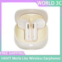 HAVIT Merle Lite Wireless Earphones With 4 Mics Noise Reduction Long Battery Life Latency Stereo Custom TWS Gaming Earphones