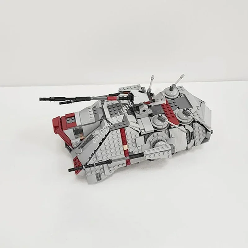 

Набор из 721 детали: Конструктор Star Battle UT-AT, совместимый с 75337 AT-TE, тактический вездеход, MOC-модель, строительные блоки, игрушки, подарок на Рождество для детей