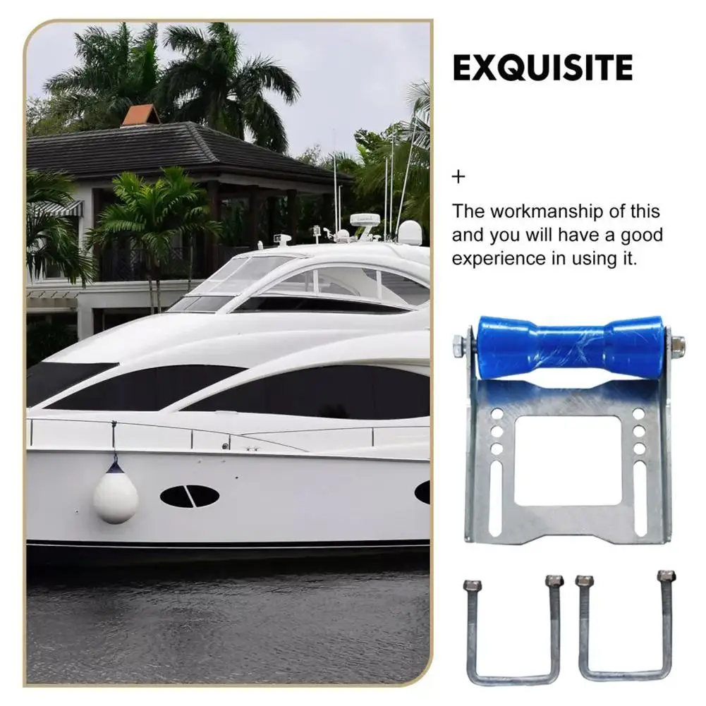 New Motorboat Bottom Wheel Bracket Marine Trailer Accessories Yacht Rubber Boat Bottom Wheel Rubber Boat Trailer Accessories