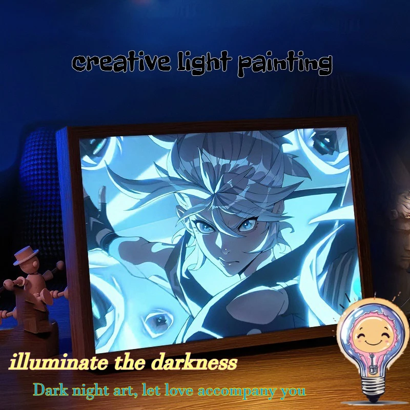 

Dark Night Art, Light Painting, 2D LED Decorative Painting, Night Light, Creativity, Table Setting, Room Decoration, Home Gifts