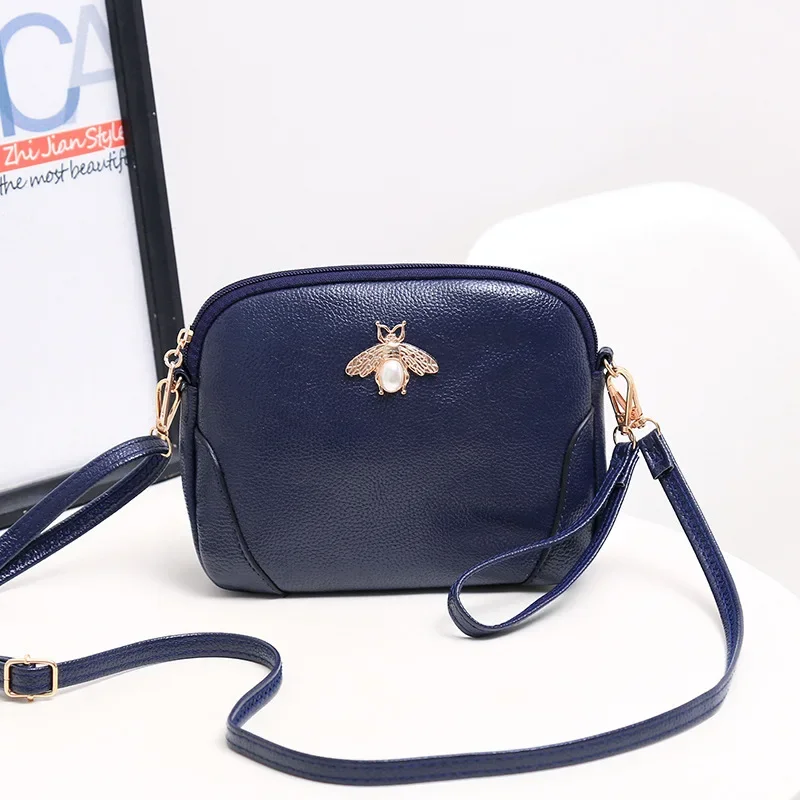 2024 Autumn/Summer New Trendy Women Handbag Fashion Korean Crossbody Bag Ins Small Change Pearl One Shoulder Mini Messenger Bag