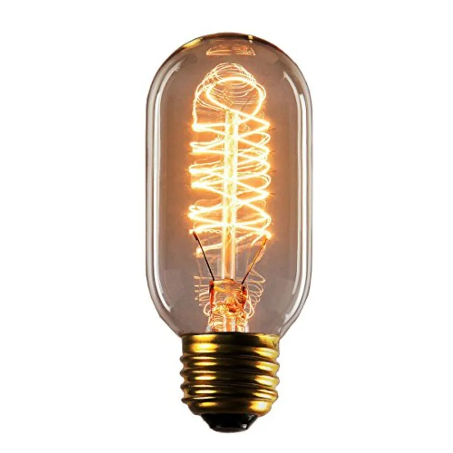 Vintage Edison Bulbs, 25W Clear Glass Antique Vintage Old Fashioned E26 Incandescent Light Bulbs