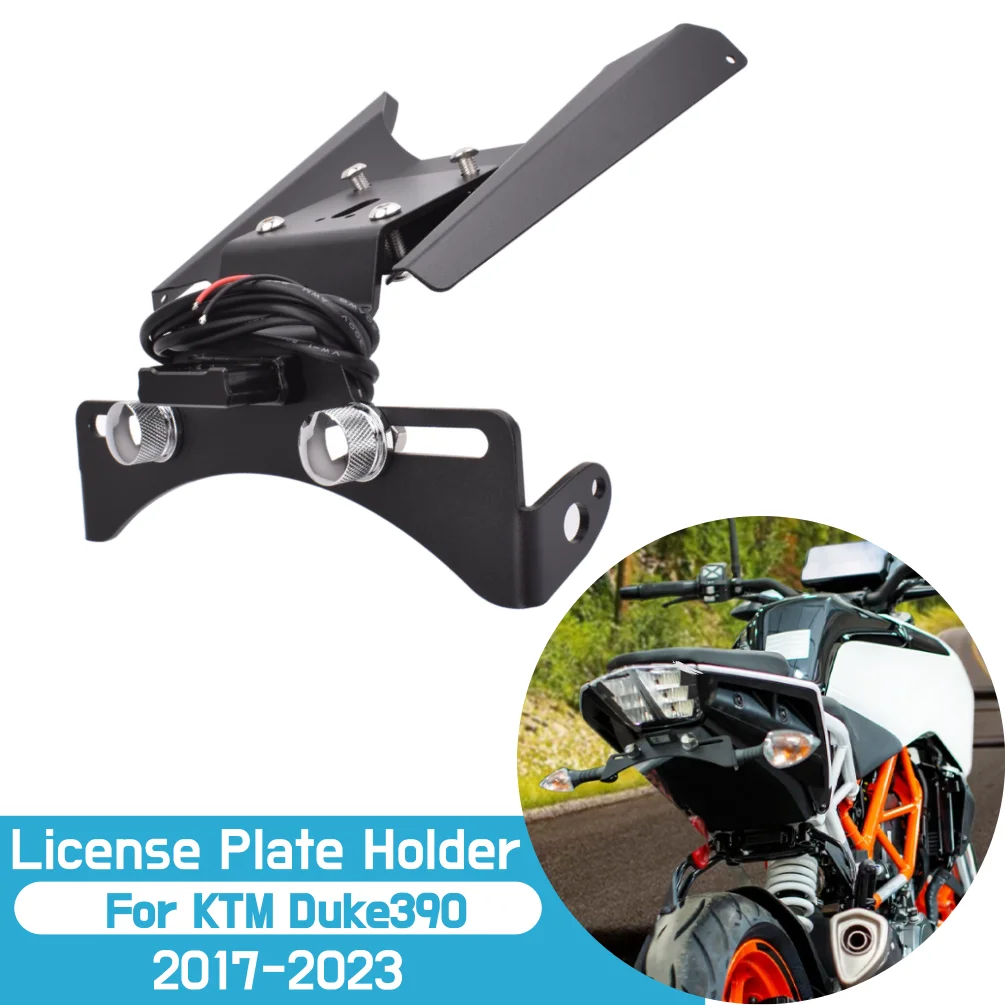 

Держатель номерного знака для KTM Duke 390 2017-2023 (2022) – Аксессуары для мотоцикла: крепление заднего фонаря, элиминатор крыла, светодиодная подсветка