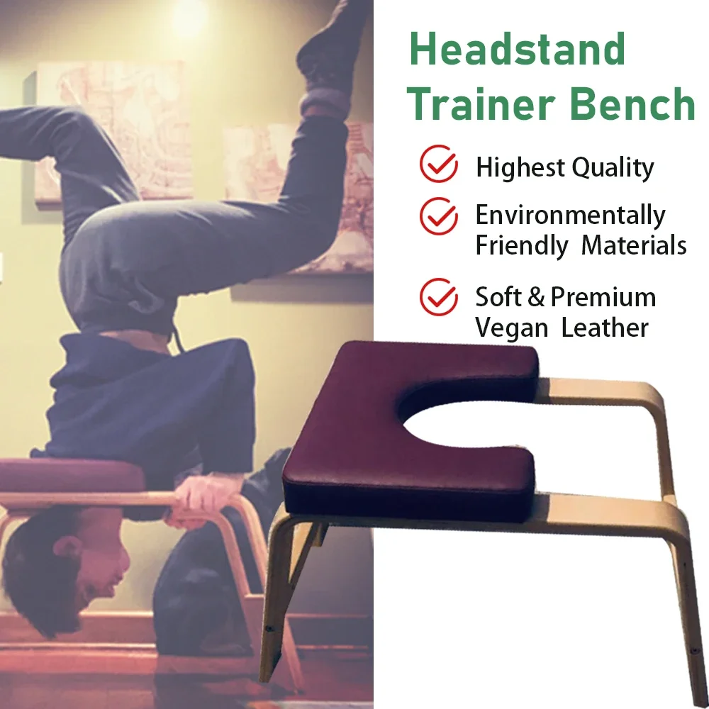 Inversion Chair Yoga Bench Headstand Prop Upside Down Chair for Balance Training