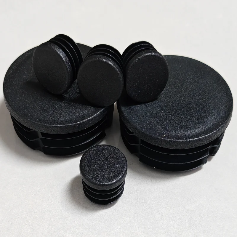 

12~100mm Round PE Plastic Blanking End Cap Tube Pipe Inserts Plug Bung Insert Stopper For Chair Leg Pipe Decorative Dust Cover