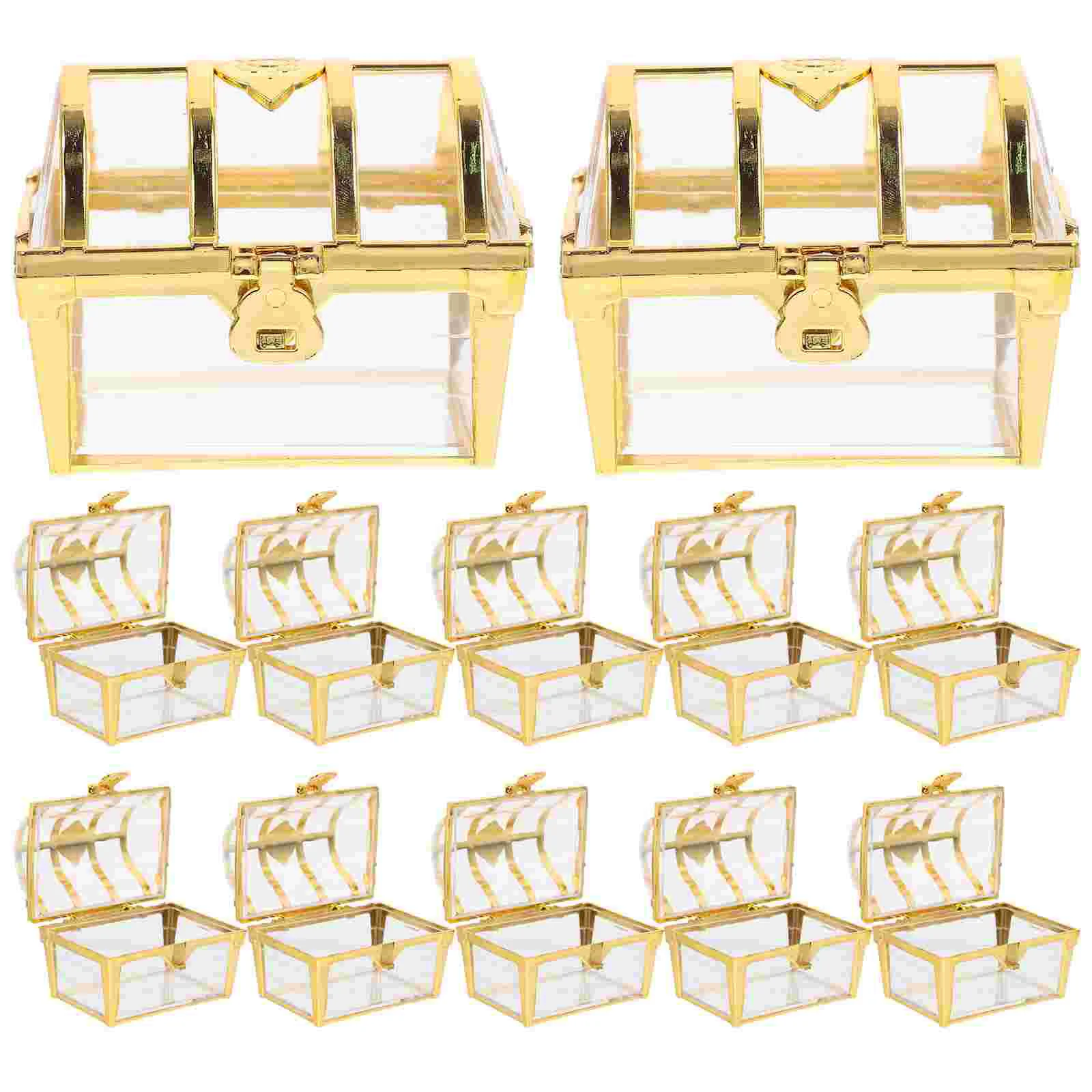 

12 Pcs Vintage Wedding Candy Box Bride Decorations Boxes Party Favors Plastic Container