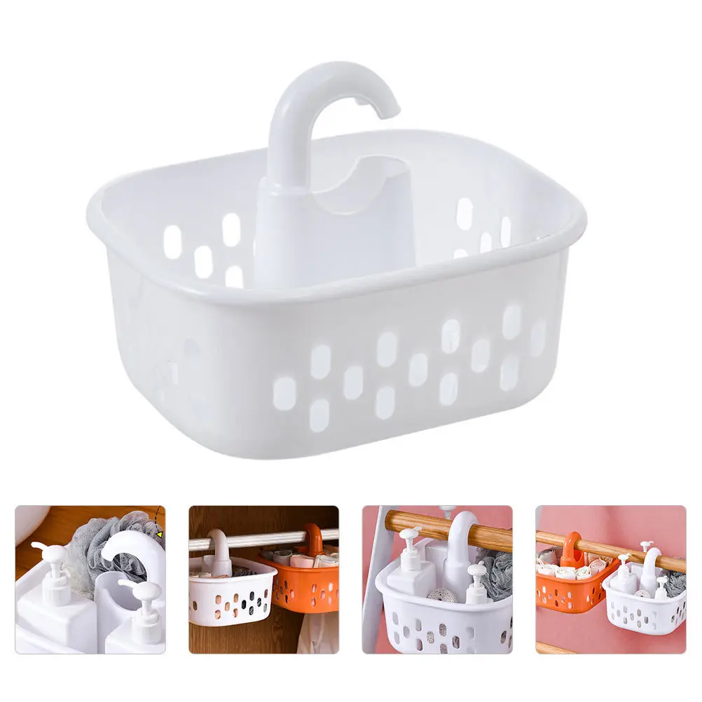 

1Pcs Versatile Bathroom Hand-Held Basket PP Material Shampoo Storage Container Keep Desktop Clean Tidy Versatile Bathroom Basket