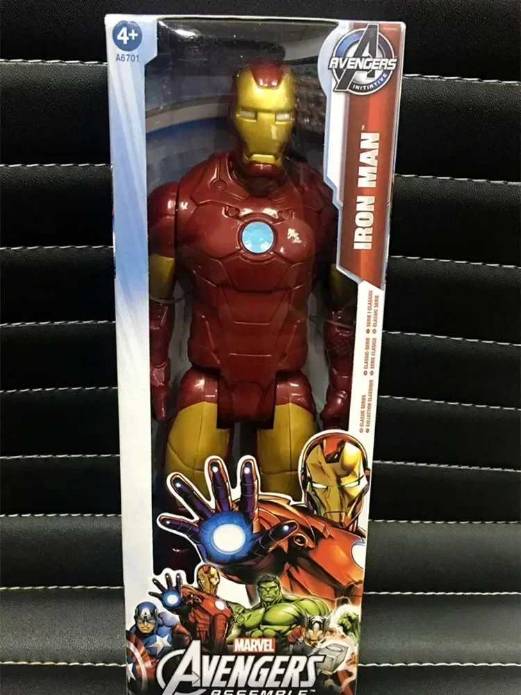 12 Inch Marvel The Avengers Iron Man Venom Captain America Hero Figure Wolverine Thor Spiderman Pvc Ornaments Model Kid Toy Gift