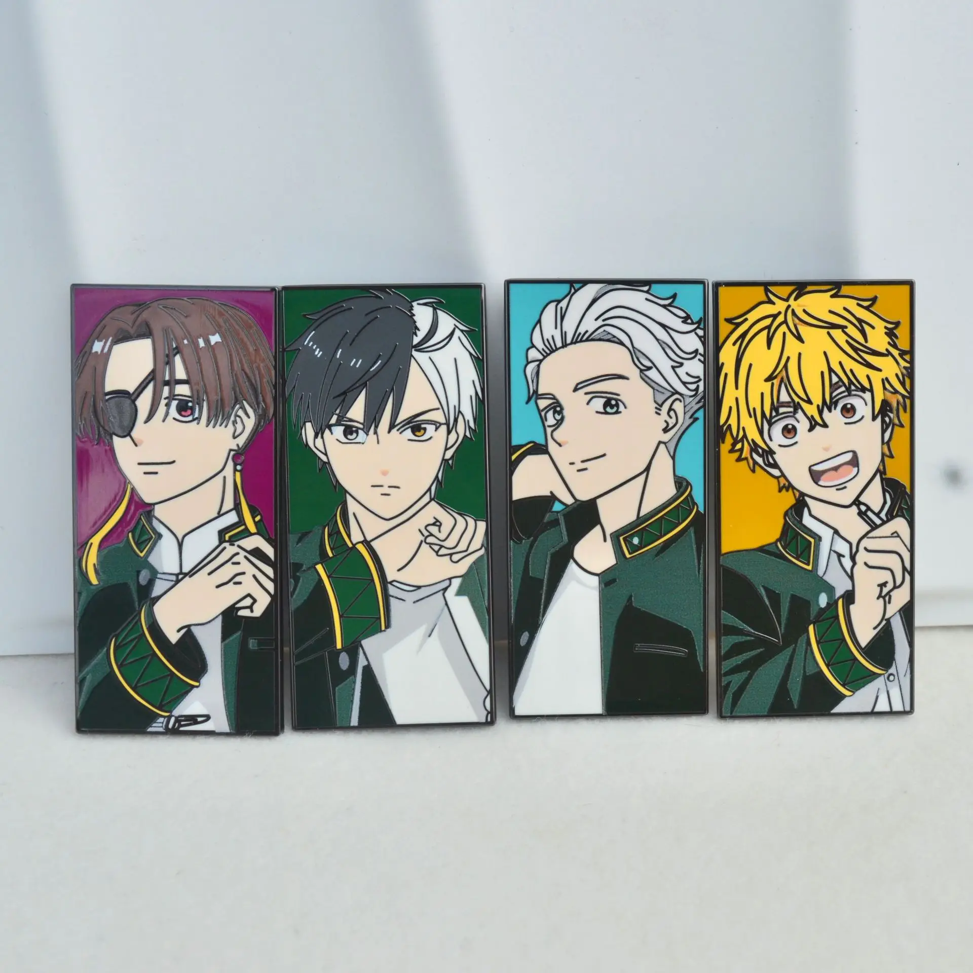 Anime WIND BREAKER Metal Badges Haruka Akihiko Hayato Hajime Pins Manga Brooches Bag Backpack Clothing Lapel Cosplay ACG Goods