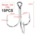 15pcs 1-0 silver