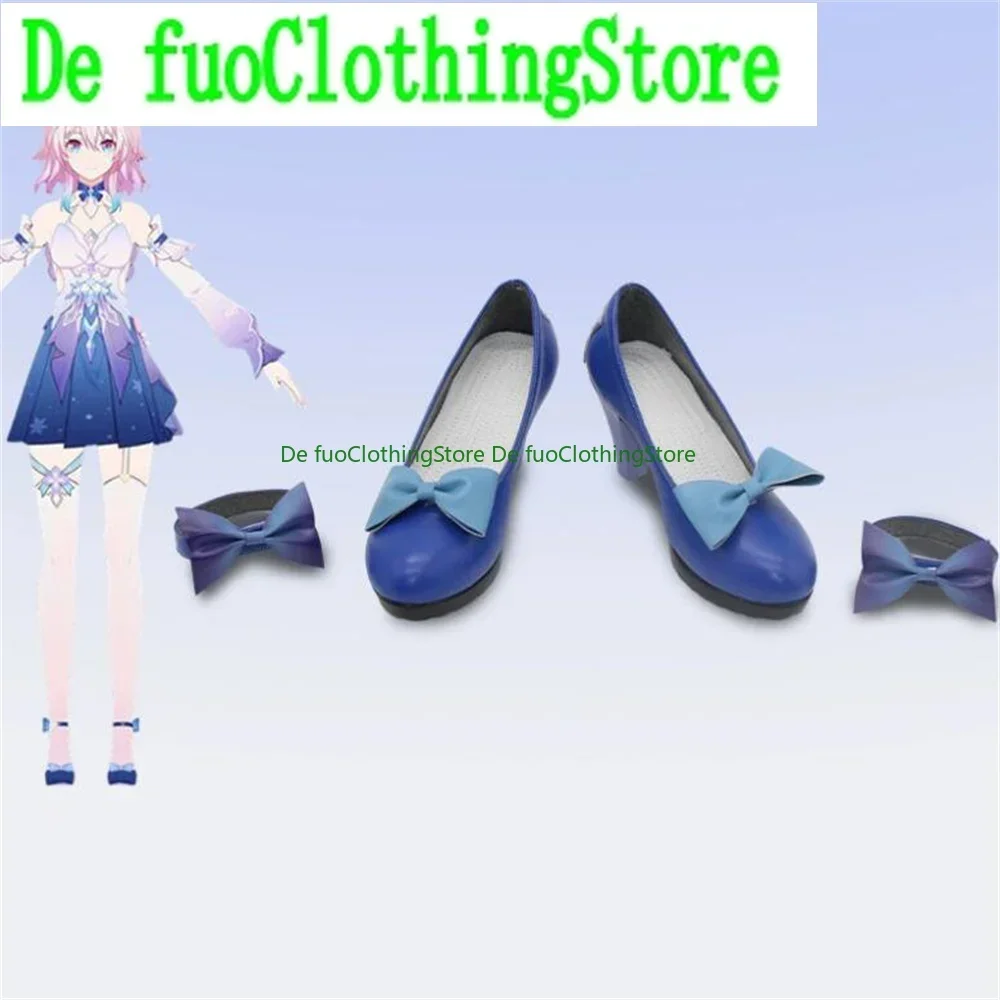 7 مارس هونكاي إمباكت هونكاي: ستار ريل كوسبلاي أحذية أحذية لعبة أنيمي الهالوين عيد الميلاد Defu متجر أحذية الملابس