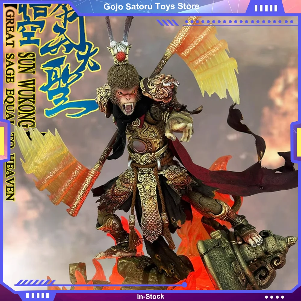 

Fury Sun WuKong 1/12 Action Figures Scale Record of Mountain and Sea Demons Great Sage Equal to Heaven Full Set 6inch Model Toys