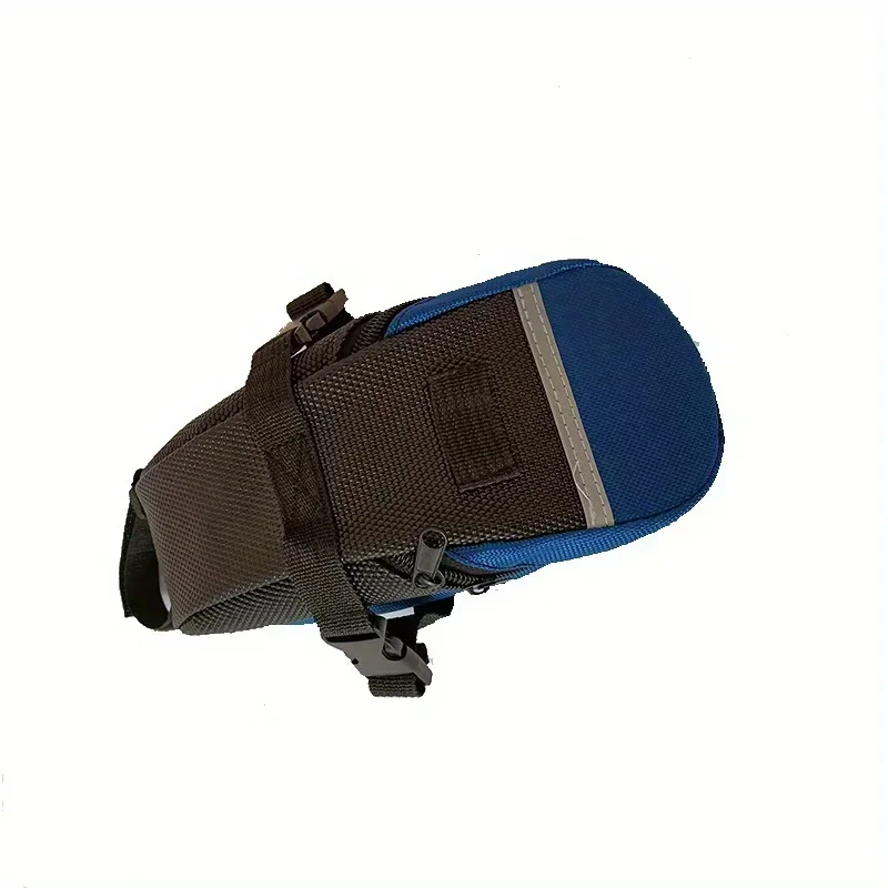 1pc Bike Mountain Bike Saddle Bag, Portable Bicycle Seat Tube Back Seat Bag, Rear Seat Cushion Kit, Cycling Equipment