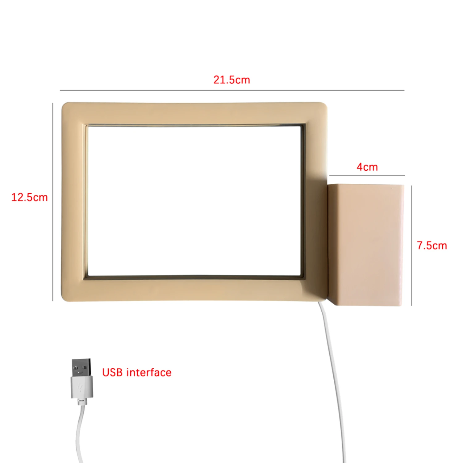 Luzes noturnas USB acrílicas elegantes – ideais para decoração de quarto, enfeites de mesa e placa de mensagens – perfeitas para presentes