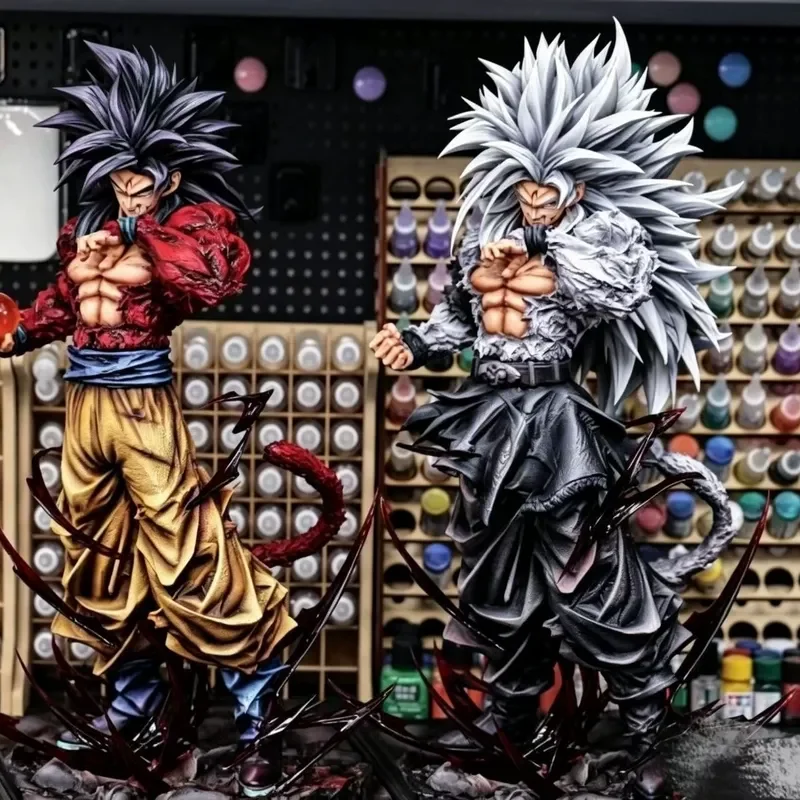

Anime Figures 34cm LK Studio Dragon Ball Son Goku Anime Figures SSJ4 Son Goku Figure PVC Statue Collection Model Toys Gifts