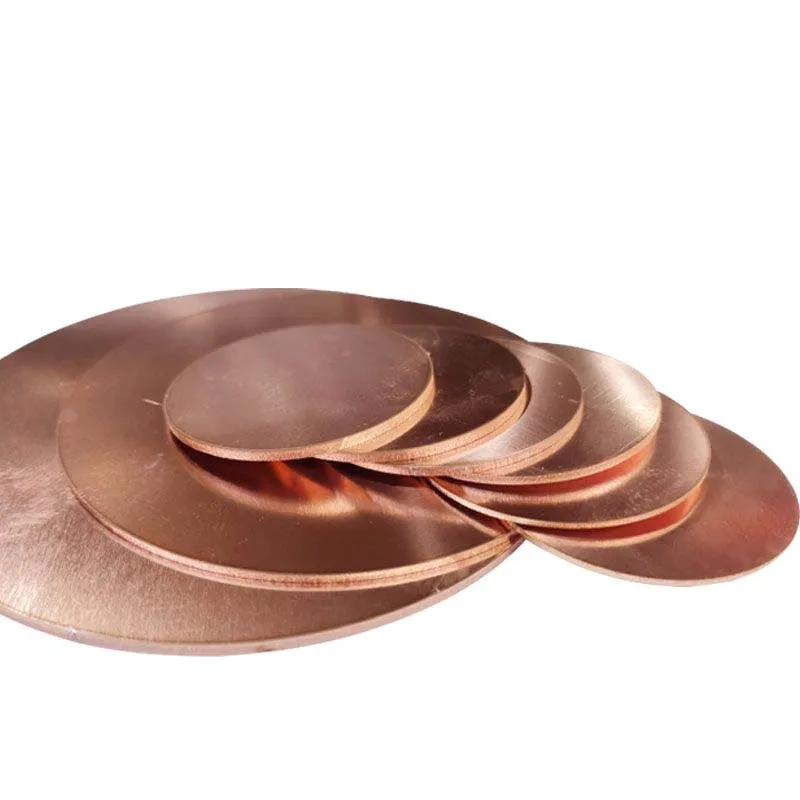 5 قطعة T2 النحاس النقي لوحة مستديرة ورقة دائرية النحاس القرص سميكة 0.1 مللي متر ~ 5 مللي متر ضياء 15 16 17 18 19 20 21 22 23 24 25 26 27 28 29 مللي متر