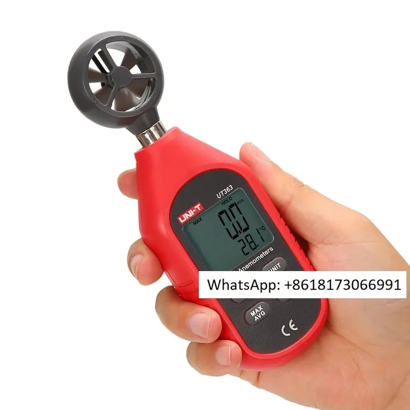 

Ulide anemometer UT361/UT362/UT363S high-precision mini air volume, temperature, and wind measurement instrument