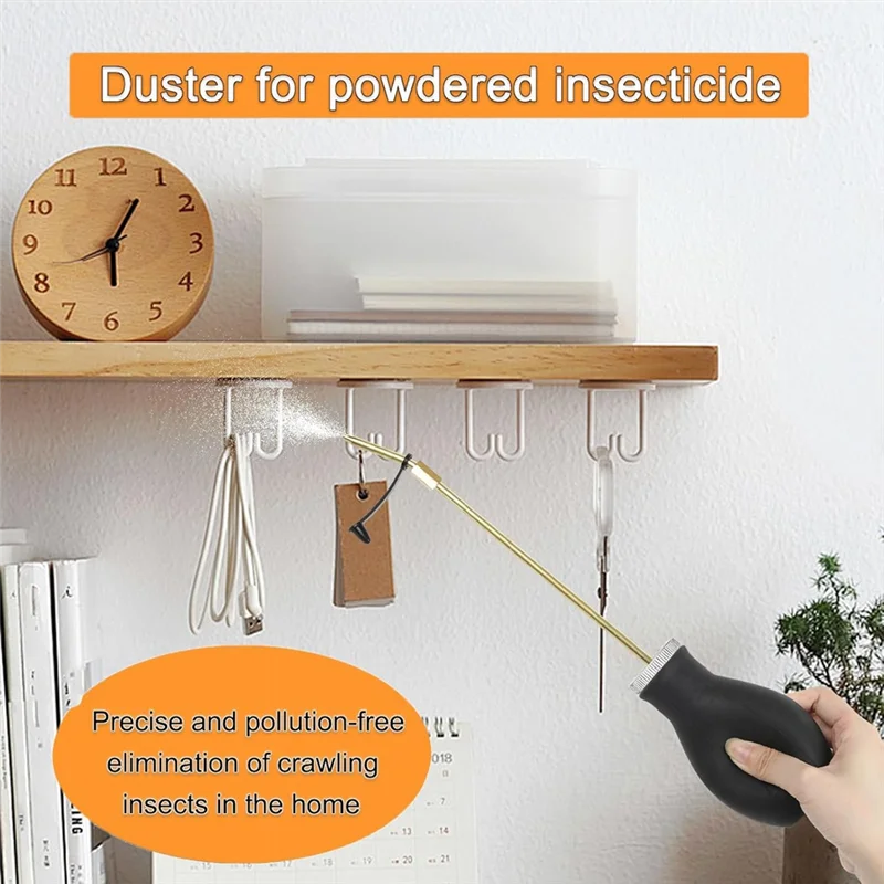 ABKP-Copper Tube Duster Garden Duster For Diatomaceous Earth And Other Household Powder Applications