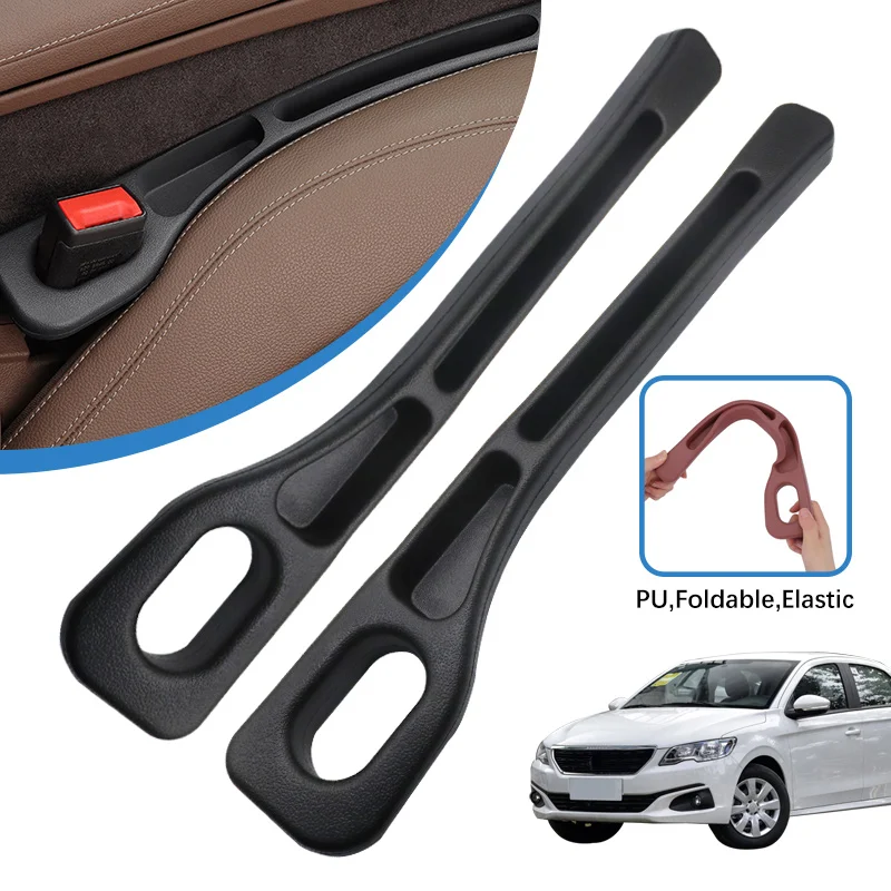 

Car Seat Gap Filler Side Seam Plug Strip Leak-proof Filling Strip For peugeot 301 Car Decoration Accessories