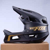 BATFOX Full Face BMX Moto Helmet Youth Adult Street Mountain Ebike Helmet CE and CPSC Certification Extreme DH Racing MTB Helmet