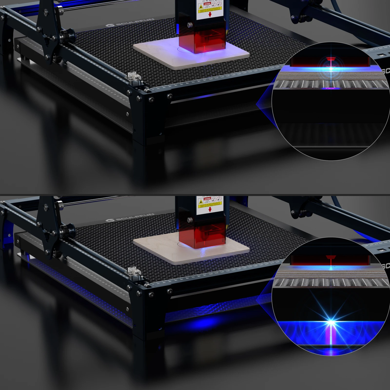 600*600 мм сотовая панель для Sculpfun H3Laser необходимые электроинструменты для лазерной резки наблюдаемые дизайнерские лазерные аксессуары