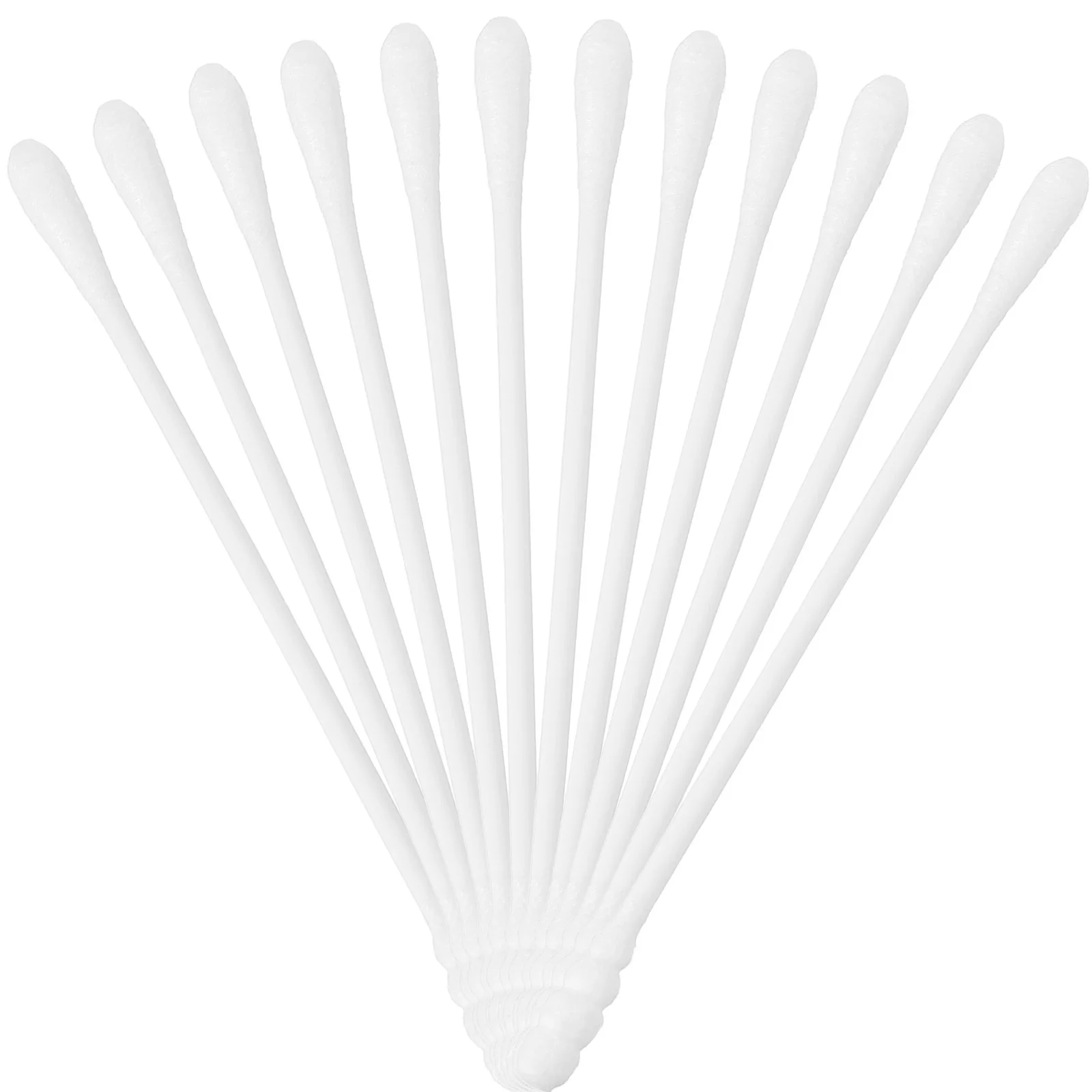 

200pcs Cotton Swabs 74Mm White Double Heads Spiral For Earwax Removal Care Thin Shaft Buds Makeup
