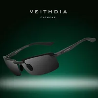 VEITHDIA-gafas de sol deportivas para hombre y mujer, lentes de aluminio polarizadas, Vintage, para conducir, V6510