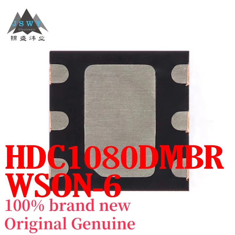 

(5/50 pcs) HDC1080DMBR HDC1080 WSON-6 Digital Humidity and Temperature Sensor Chip Brand New Original Free Shipping