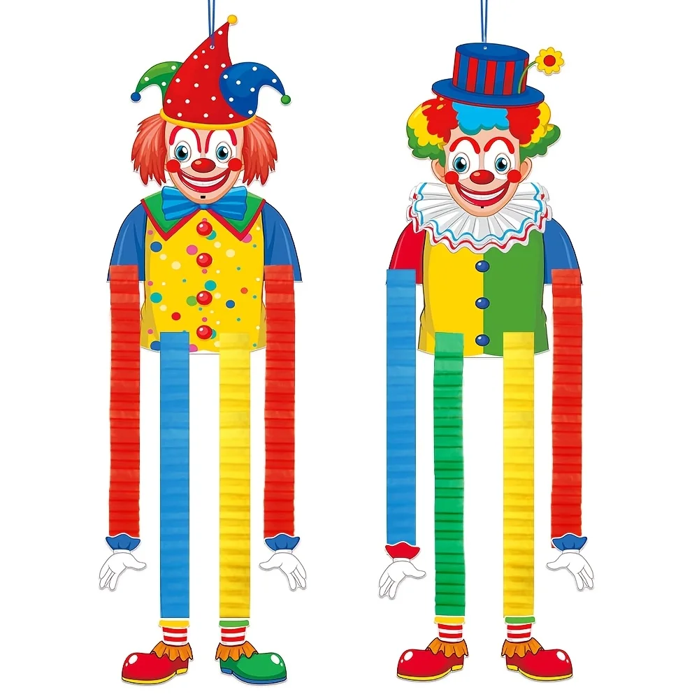 Colgante de panal de carnaval, accesorios para fotomatón, accesorios para fotos de circo, decoración de palomitas de maíz, nariz de payaso de circo para fiesta, 2 uds.