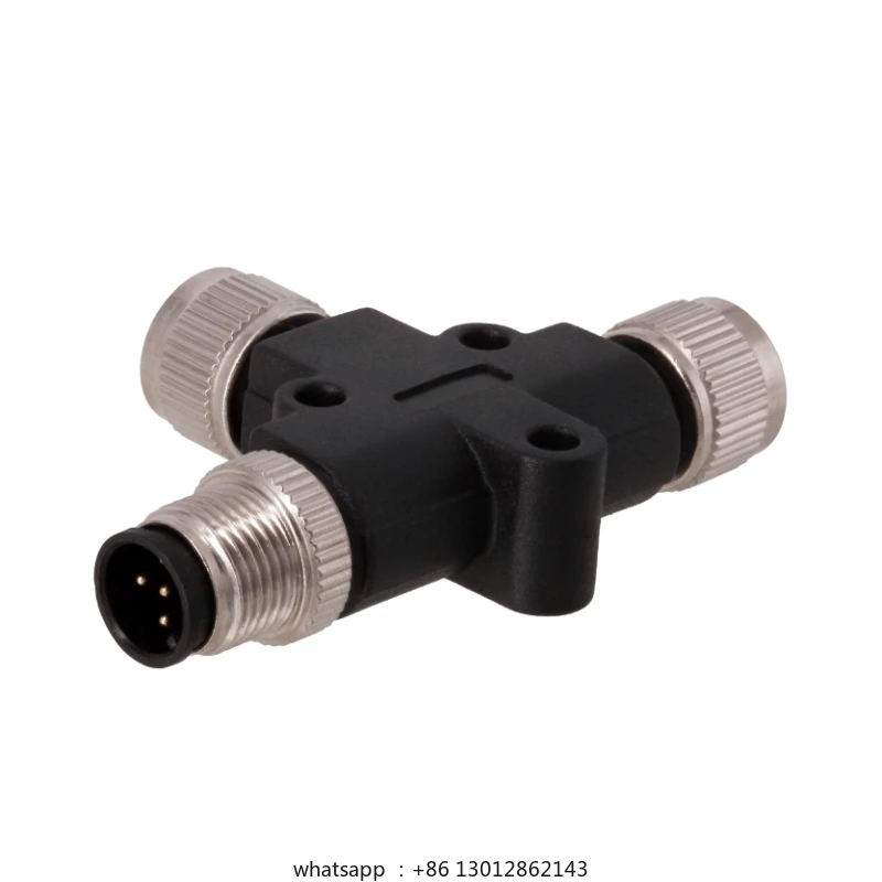 

Водонепроницаемый соединительный адаптер типа Y M12T, одна точка, два авиационных вилки