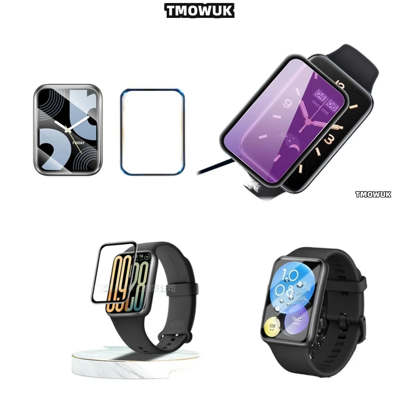 

For Xiaomi Band 4 5 6 7 8 9 10 Pro - Soft 3D Full Coverage Anti-Scratch Screen Protective Film - PMMA