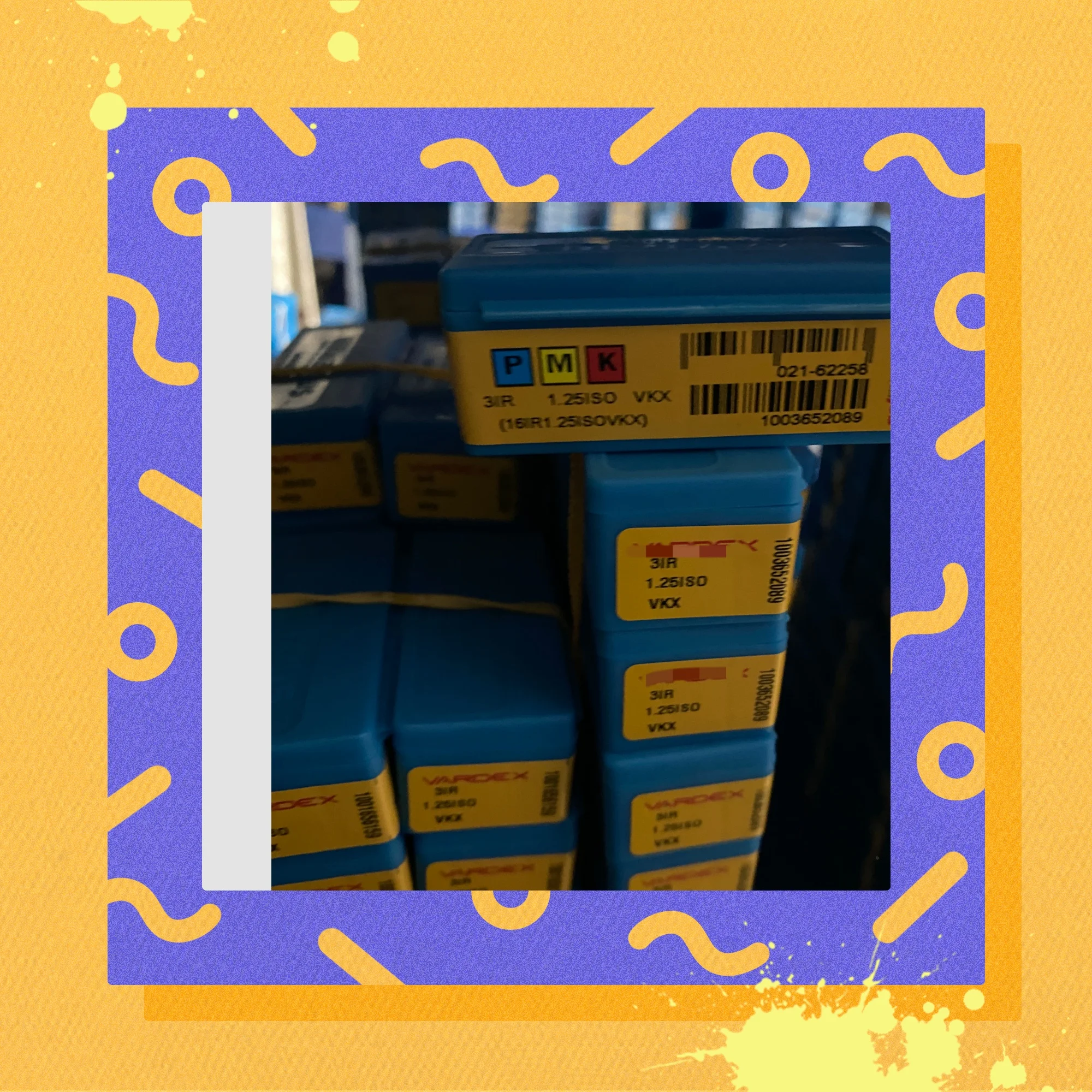 

3IR1.25ISO VKX CNC blade 3IR1.25ISO VTX