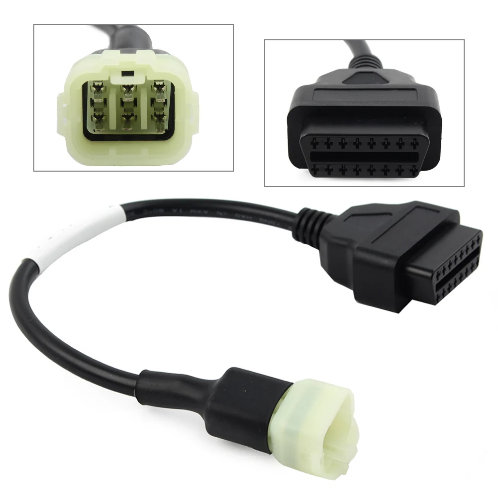 6 Pin OBD  Connector Diagnostic Tool Adapter Plug Cable For Kawasaki  Z900 Z900RS ZX10R ZX14R H2 2017-up