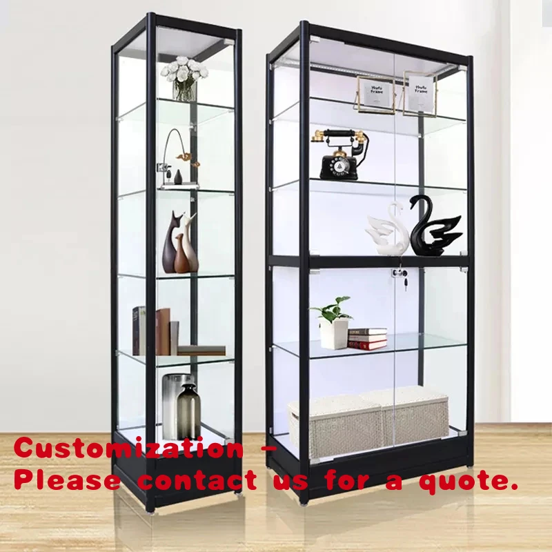 Vitrine de Parede em Alumínio Completo com Iluminação LED para Loja de Varejo - Preço Acessível