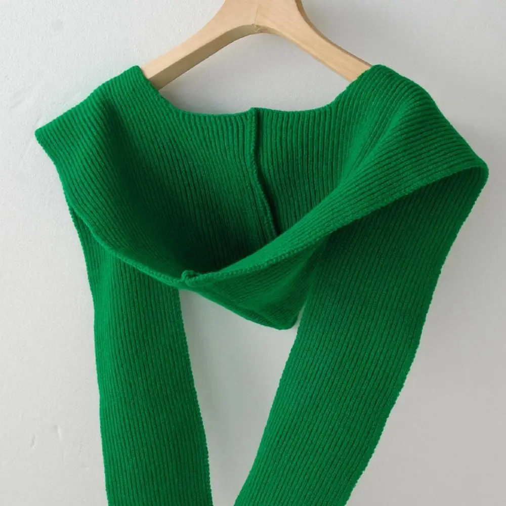 Fashion Knit Hat Scarf Set Hooded Windproof Beanies Caps Warmer Knitted Beanie Winter