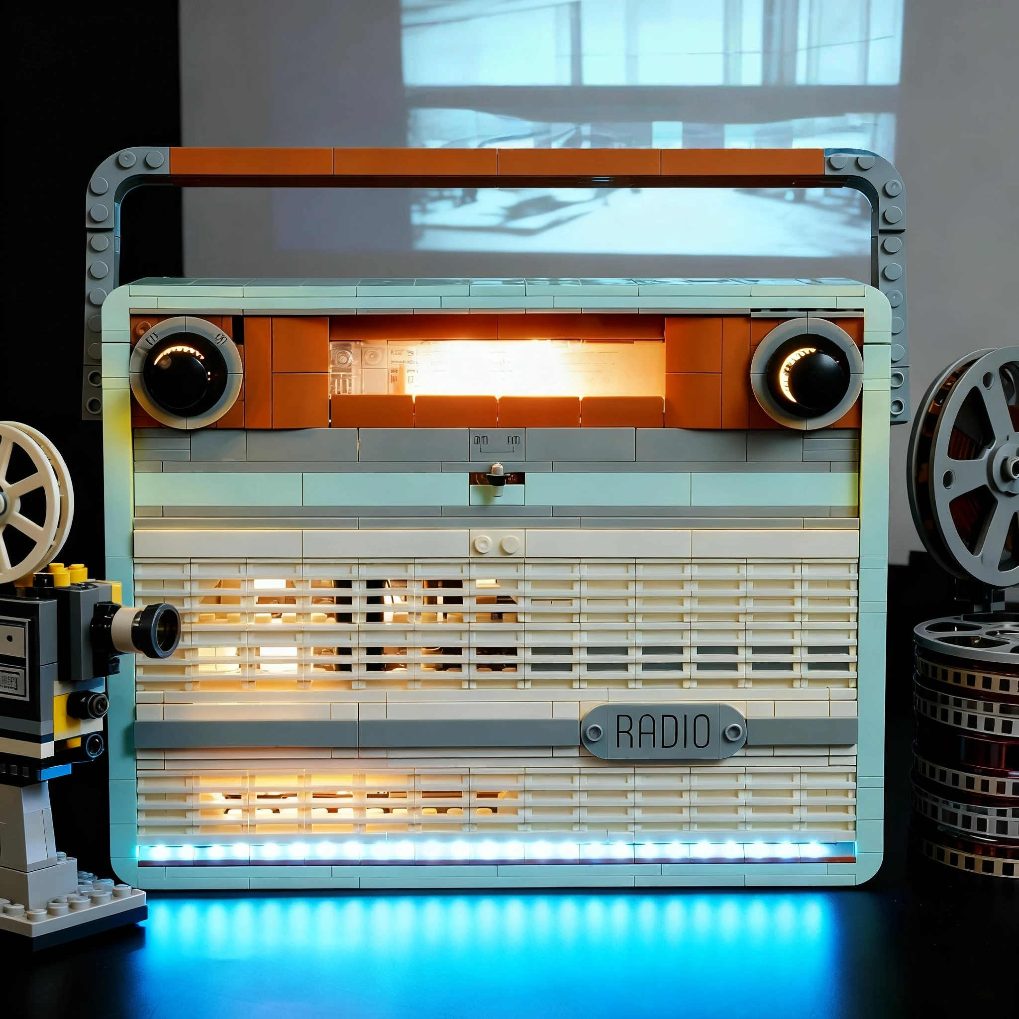 

LED Lighting For LEGO 10334 Retro Radio DIY Decorative Lamp With Battery Box (Not Include Lego Building Blocks Set ﻿）