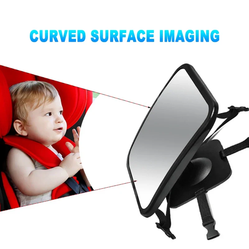 SEAMETAL Car Baby Mirror Adjustable Wide Angle Car Rear Seat Baby/Child Safety Mirror Monitor Rotatable Interior Rearview Mirror