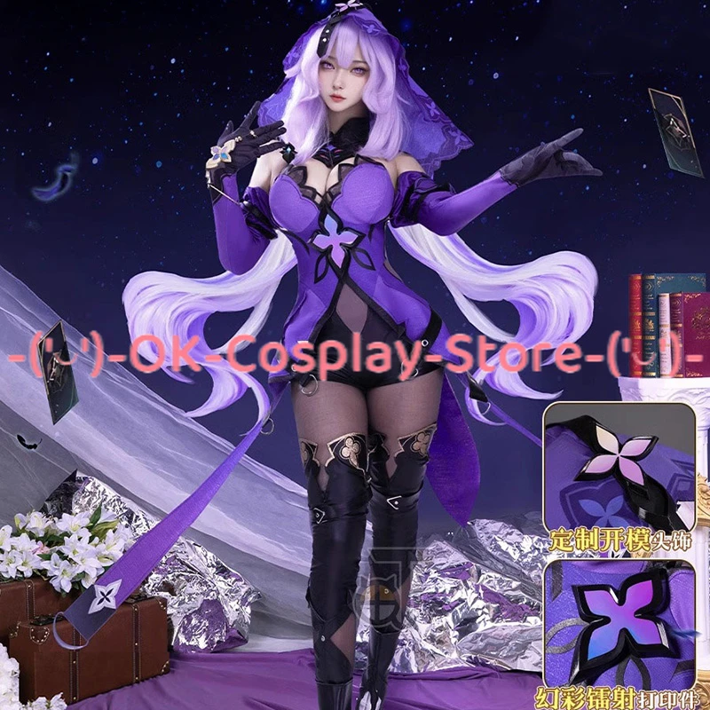 

Game Honkai Star Rail Black Swan Cosplay Costum Women Cute Dress Party Suit Halloween Carnival Uniform Custom Made