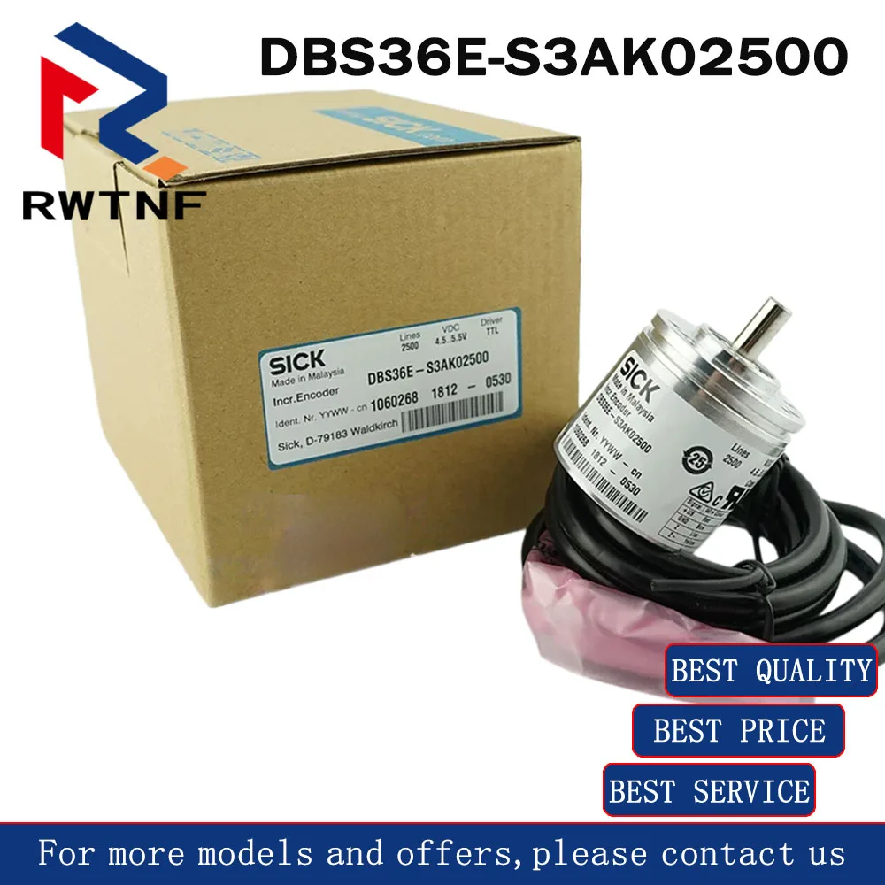 Brand New Genuine DBS36E-S3AK02500 SICK Encoder Part Number 1060268,100% original warehouse stock