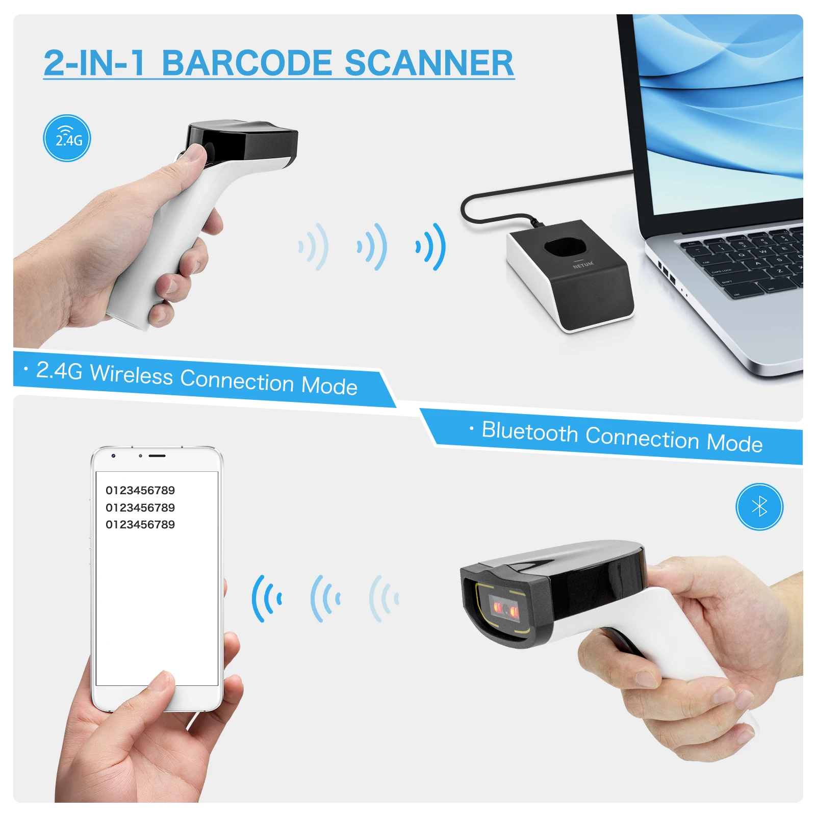 ZXY Netum DS 시리즈 UHF RFID 무선 핸드헬드 스캐너 블루투스 리더 안드로이드 운영 소매 재고 관리 판매용