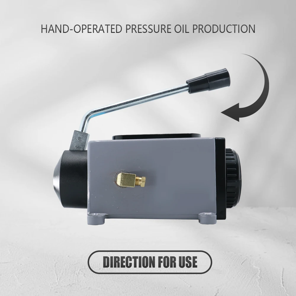 0.5L Metal Lubricant Pump Manual Lubrication Oil Pump for CNC Machine Router Antirust