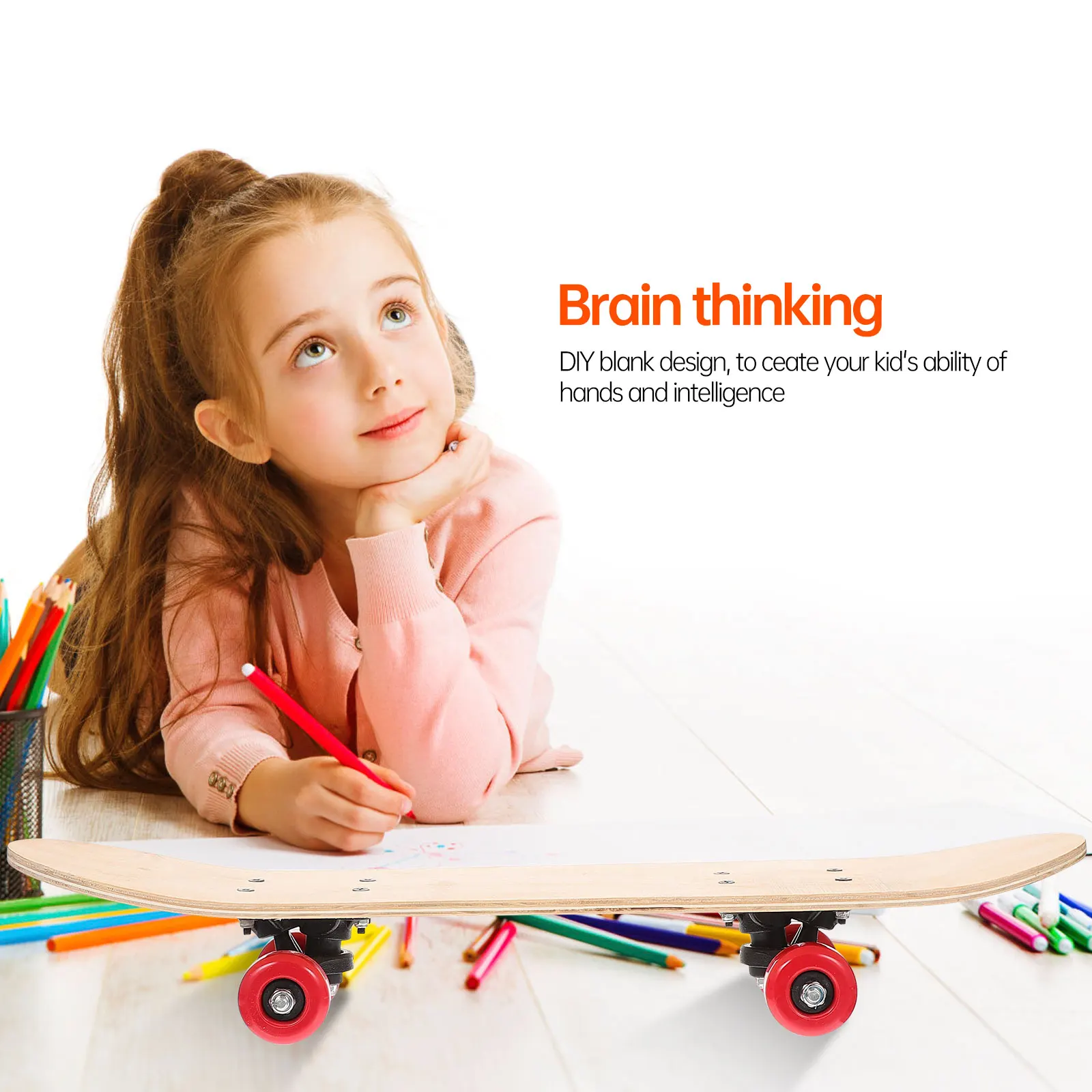 

DIY граффити палуба для скейтборда пустое дерево с ПВХ покрытием для взрослых подарок на день рождения и Рождество принадлежности для скейтбординга