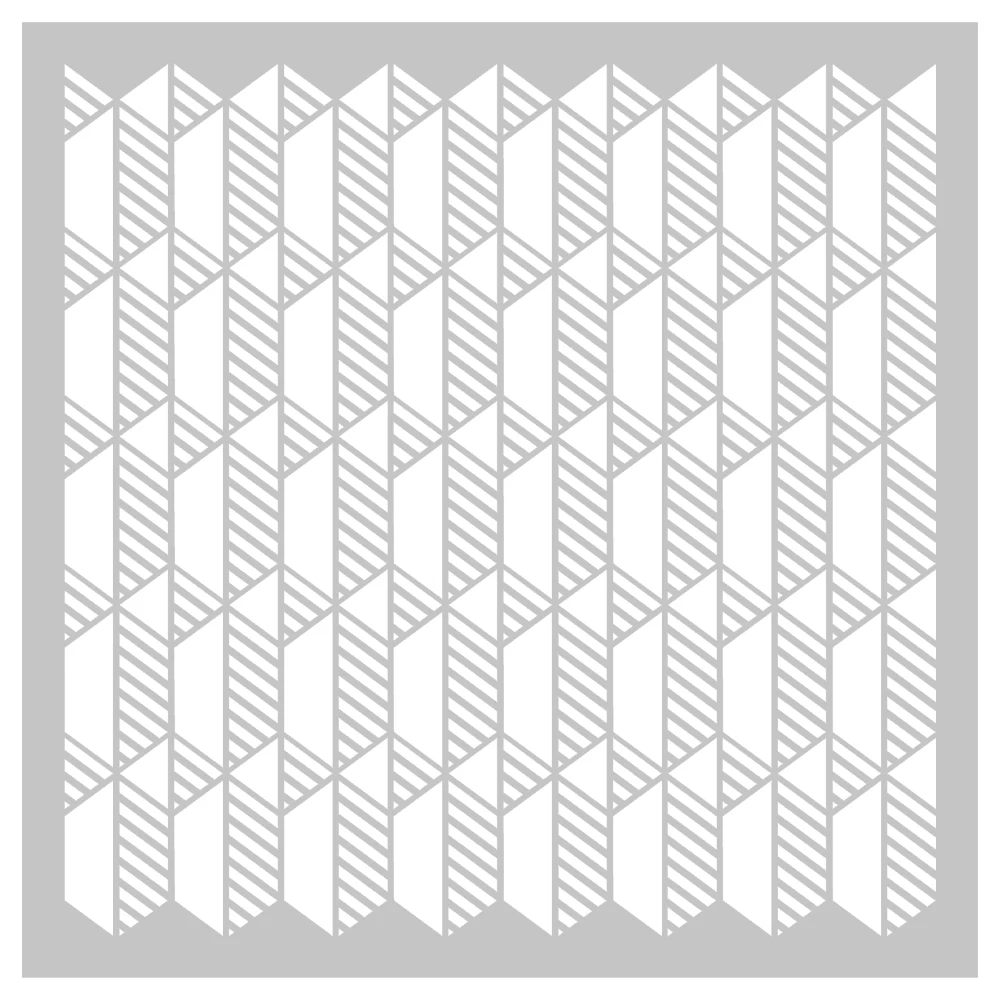 MangoCraft 1PC Regular Geometric Plastic Stencils Decor DIY Scrapbooking Supplies Stencil For Cards Albums Universal Background