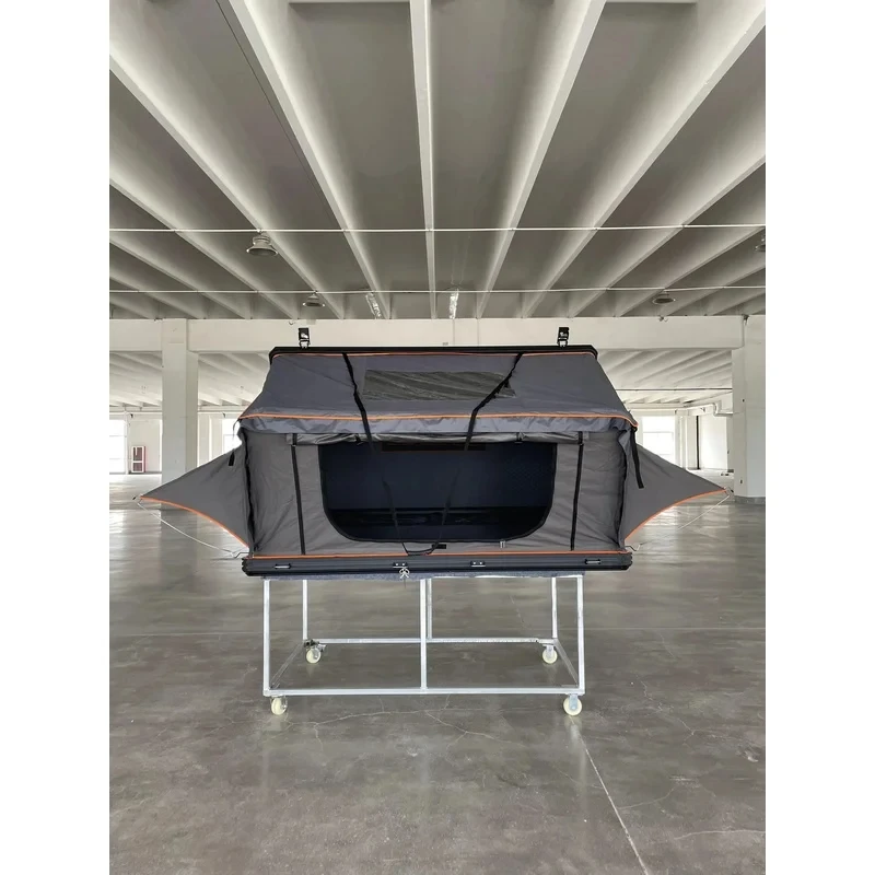 Outdoor Camping WaterproofHot Selling SUV Hard‑Ox‑Fric Rooftop Tent Folding Four‑Season Waterproof Quick Setup 2‑3 Per