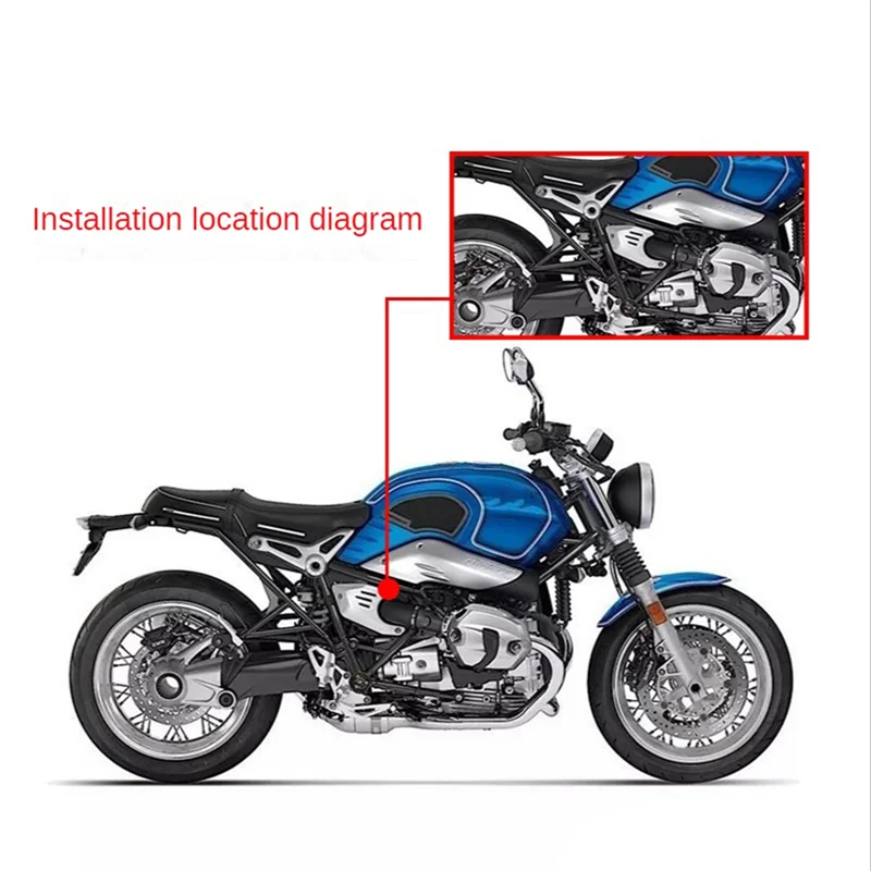 Motorcycle Carbon Fiber Side Cover Kuip Protector Warmte-isolatie voor BMW R NEGEN T RNINET 2016-2022