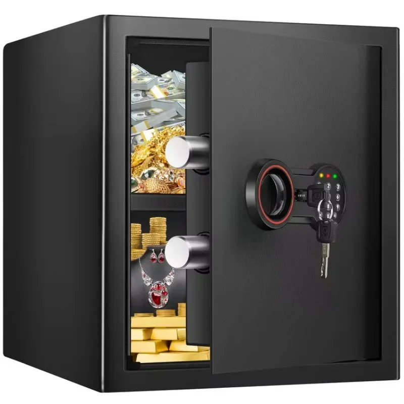 Электронная безопасность, небольшой портативный сейф для домашнего офиса, цифровой замок, металлический шкафчик для денег, портативные сейфы для дома, производство